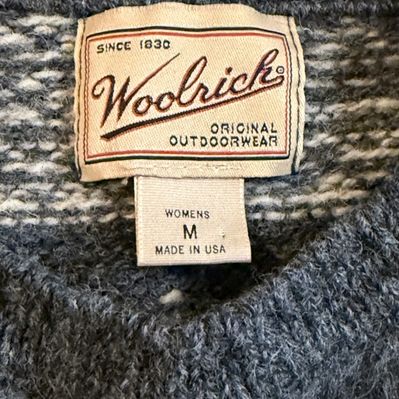 SOLD!!!!Woolrich Wool Snowflake Pattern Sweater Vintage 80s
USA Made Cabincore M - Picture 3 of 8